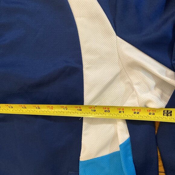 Puma Jacket Mens XL Full Zip Activewear Track Mock Neck Logo Blue Long Sleeve - Picture 4 of 6